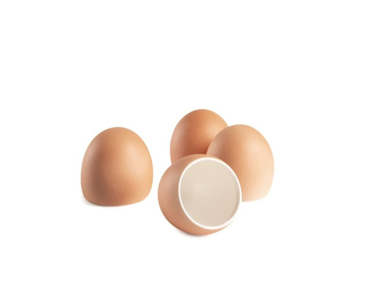 Eier aus Porzellan, je 6 Stück, verschiedene Farben