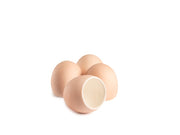 Eier aus Porzellan, je 6 Stück, verschiedene Farben
