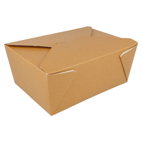 Food Box aus Feinkarton, braun, 40 Stück - Verpackmal