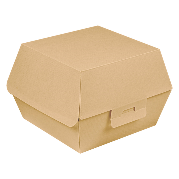 Hamburger Box Gourmet, verschließbar, 50 Stück - Verpackmal